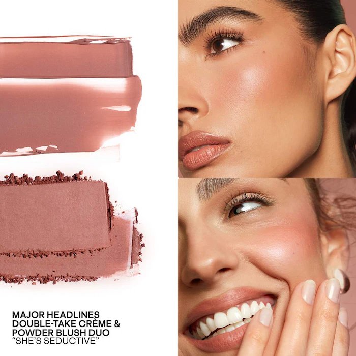 PATRICK TA Major Headlines Double-Take Crème &amp; Powder Blush Duo (She's Seductive)