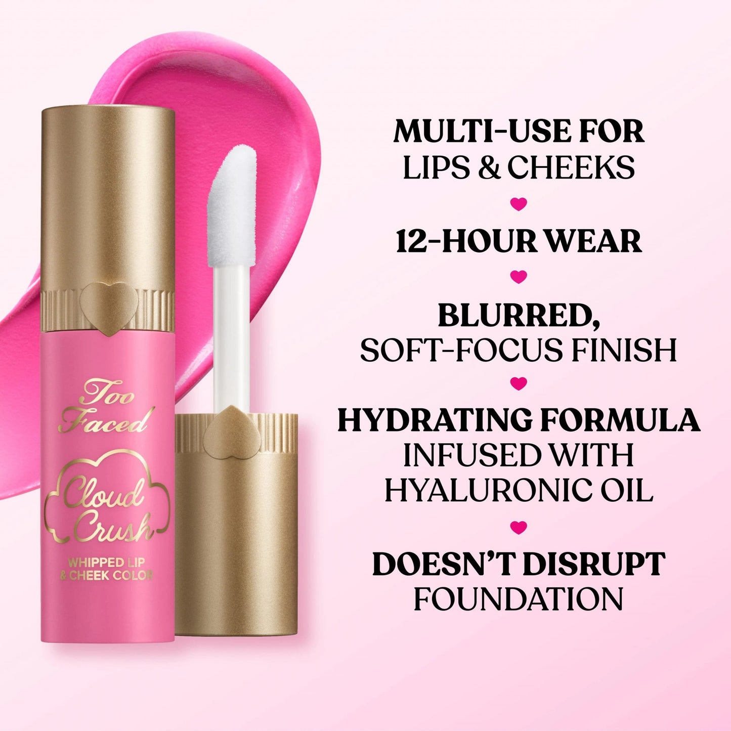 Too faced Cloud Crush Whipped Lip &amp; Cheek Duo
