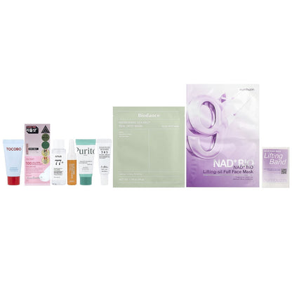 iHerb, Korean Glow Up Beauty Bag, 8 Piece Set