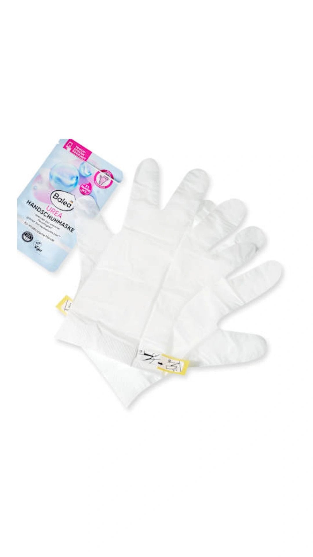 Balea Glove mask urea (1 pair), 2 pcs