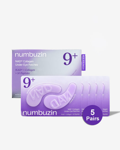 numbuzin - No.9 NAD+ Collagen Under Eye Patches (5pairs)