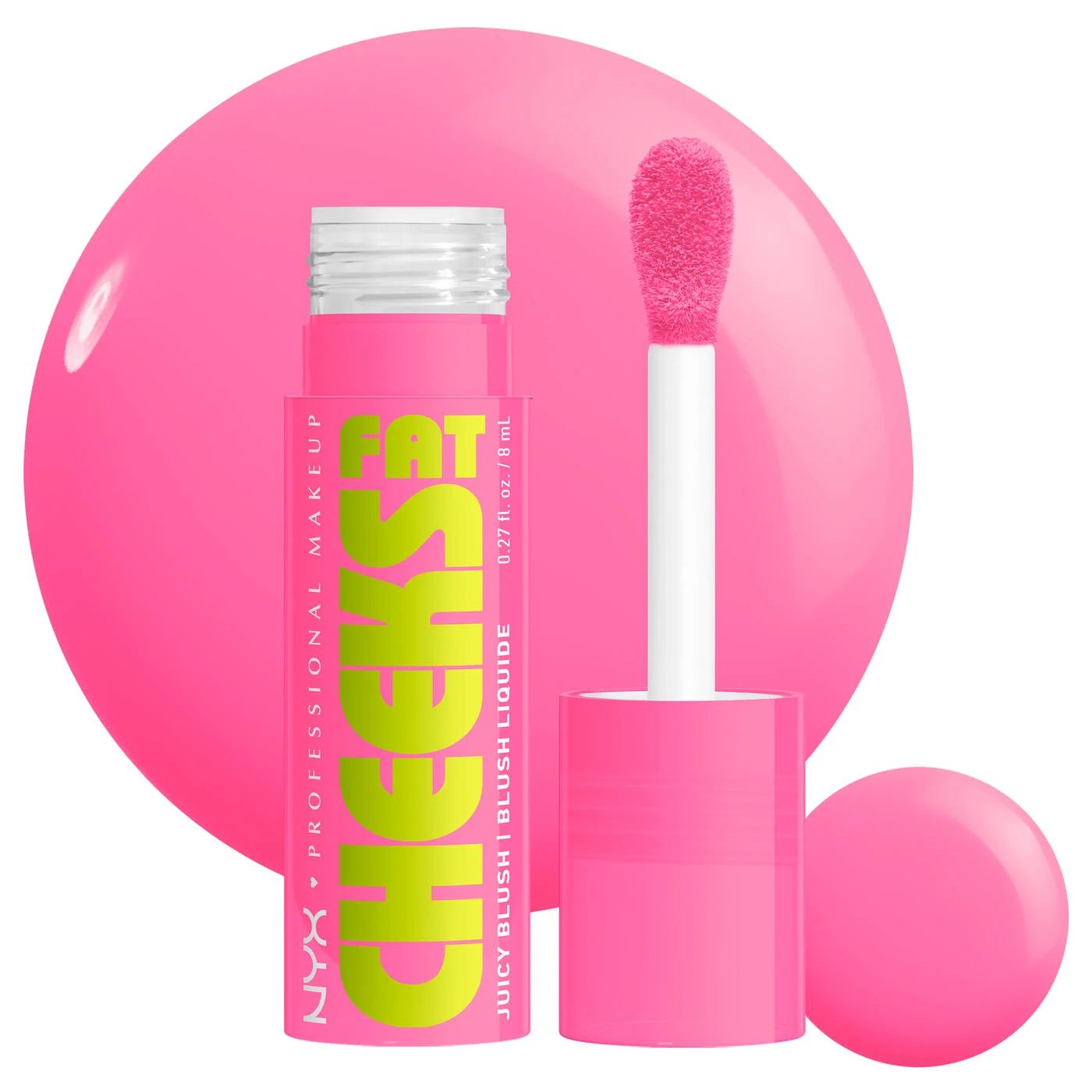 Nyx Fat Cheeks Juicy Liquid Blush
(Dragon Fruit drip)