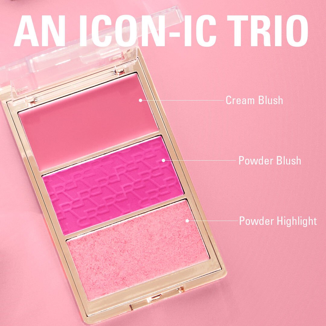 Revolution Blush Icon Palette Aura Points Rose