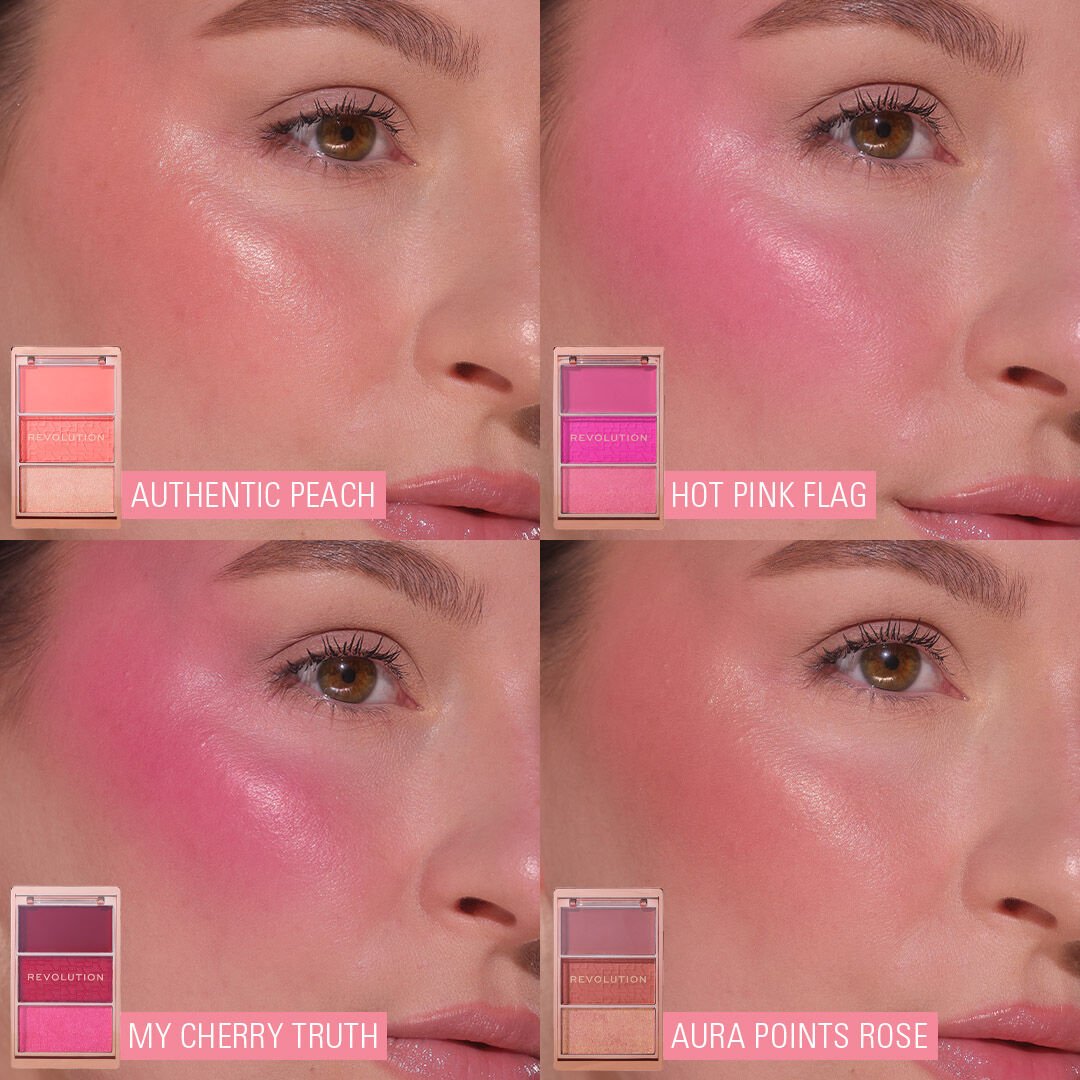 Revolution Blush Icon Palette 
My Cherry Truth