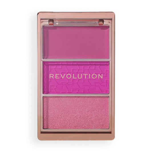 Revolution Blush Icon Palette 
Hot Pink Flag
