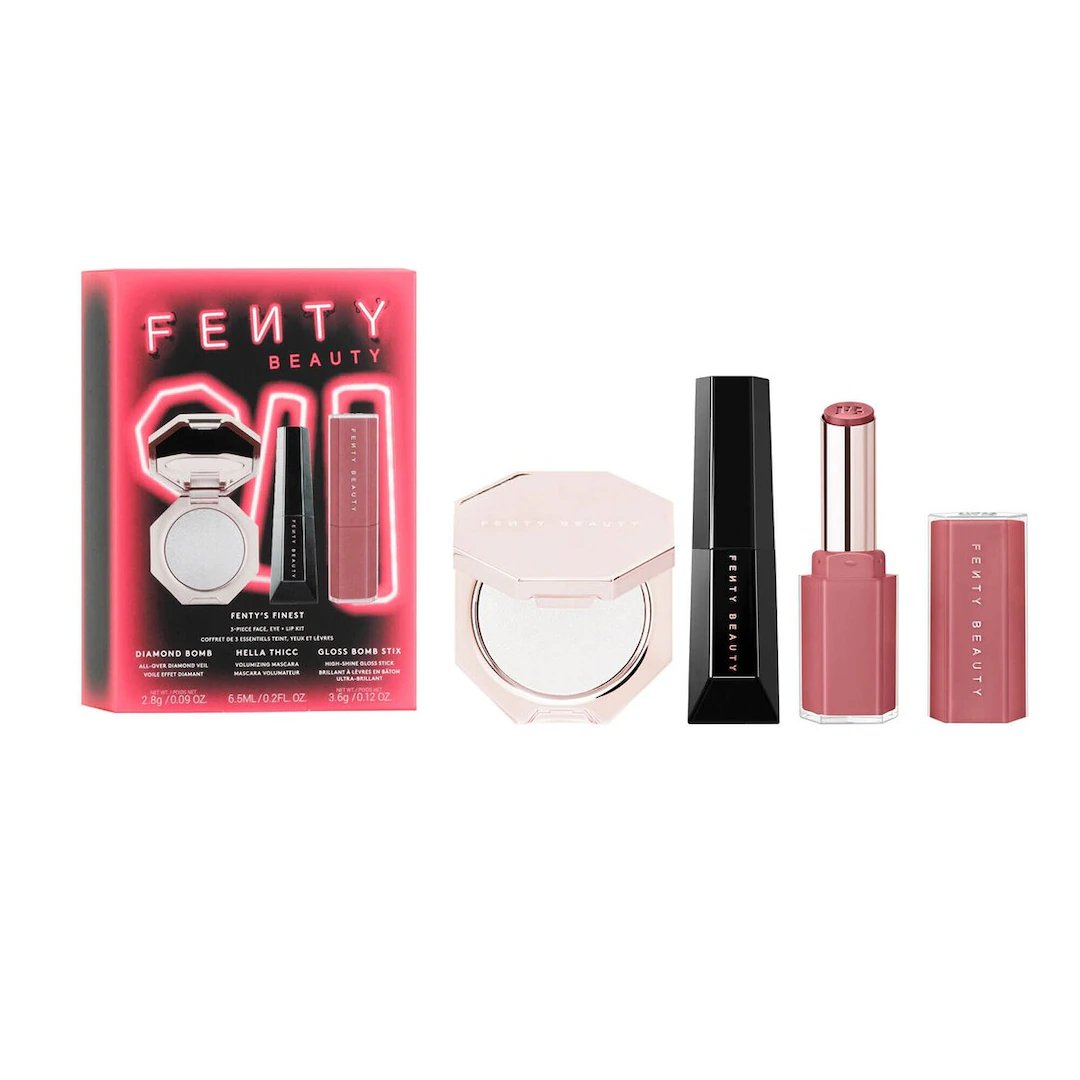 Fenty’s Finest 3-Piece  Lip, Face, + Eye Kit