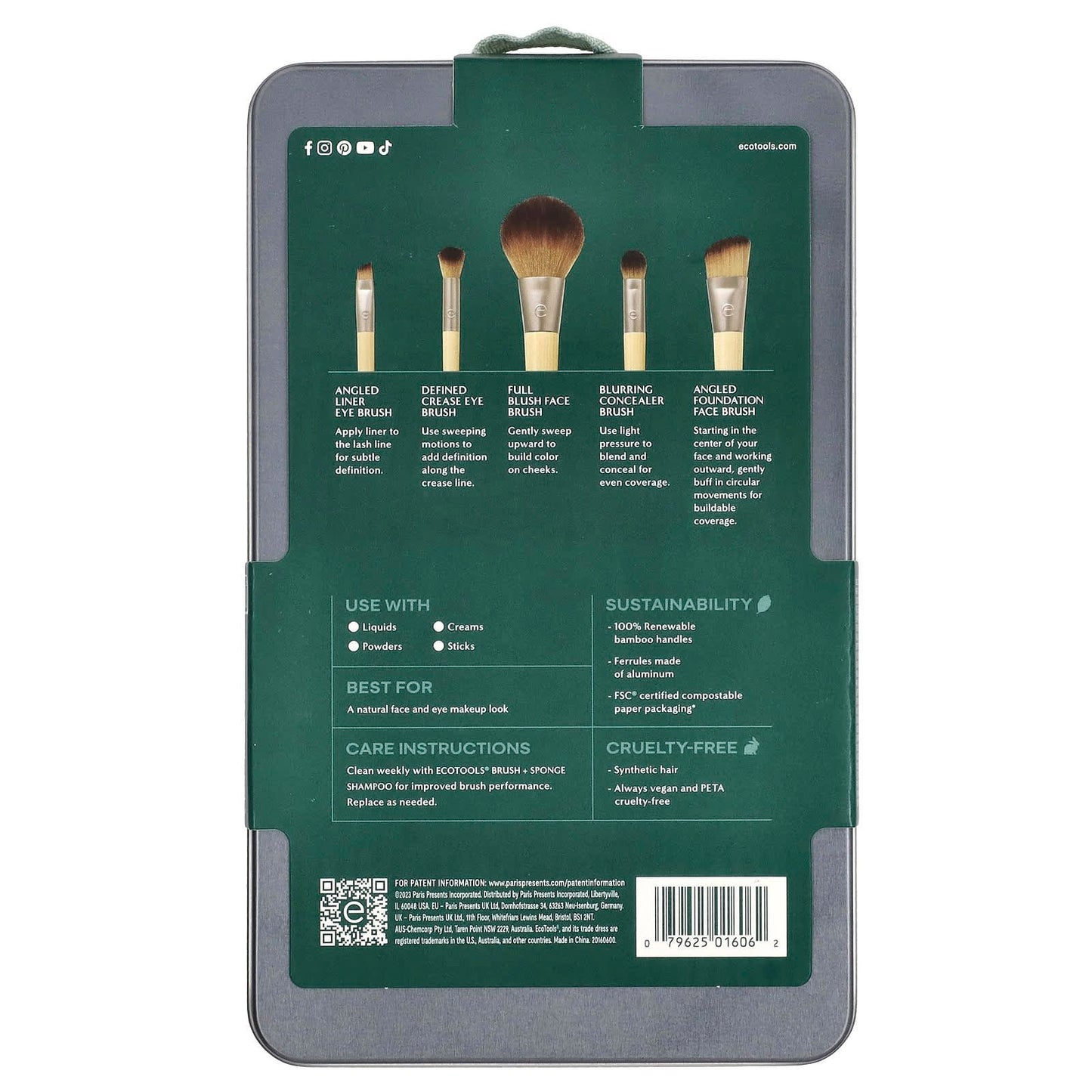 EcoTools Daily Defined Eye Kit, 5 Piece Set &amp; Storage Tin