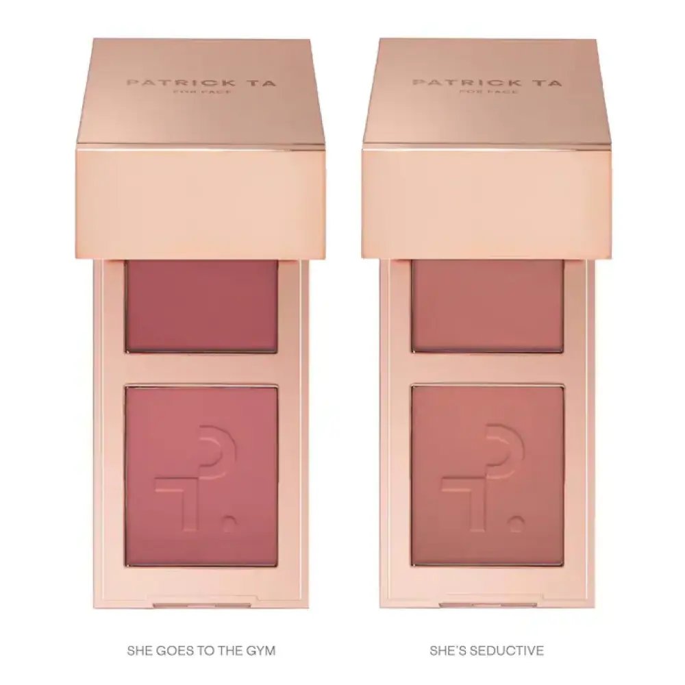 Patrick Ta Mini Must Have Major Headlines Double Take Crème &amp; Powder Blush Duo Set