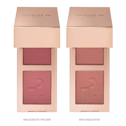 Patrick Ta Mini Must Have Major Headlines Double Take Crème &amp; Powder Blush Duo Set