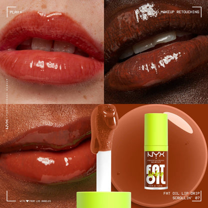 NYX  Fat Oil Lip Drip Vegan Lip Oil (Scrollin)