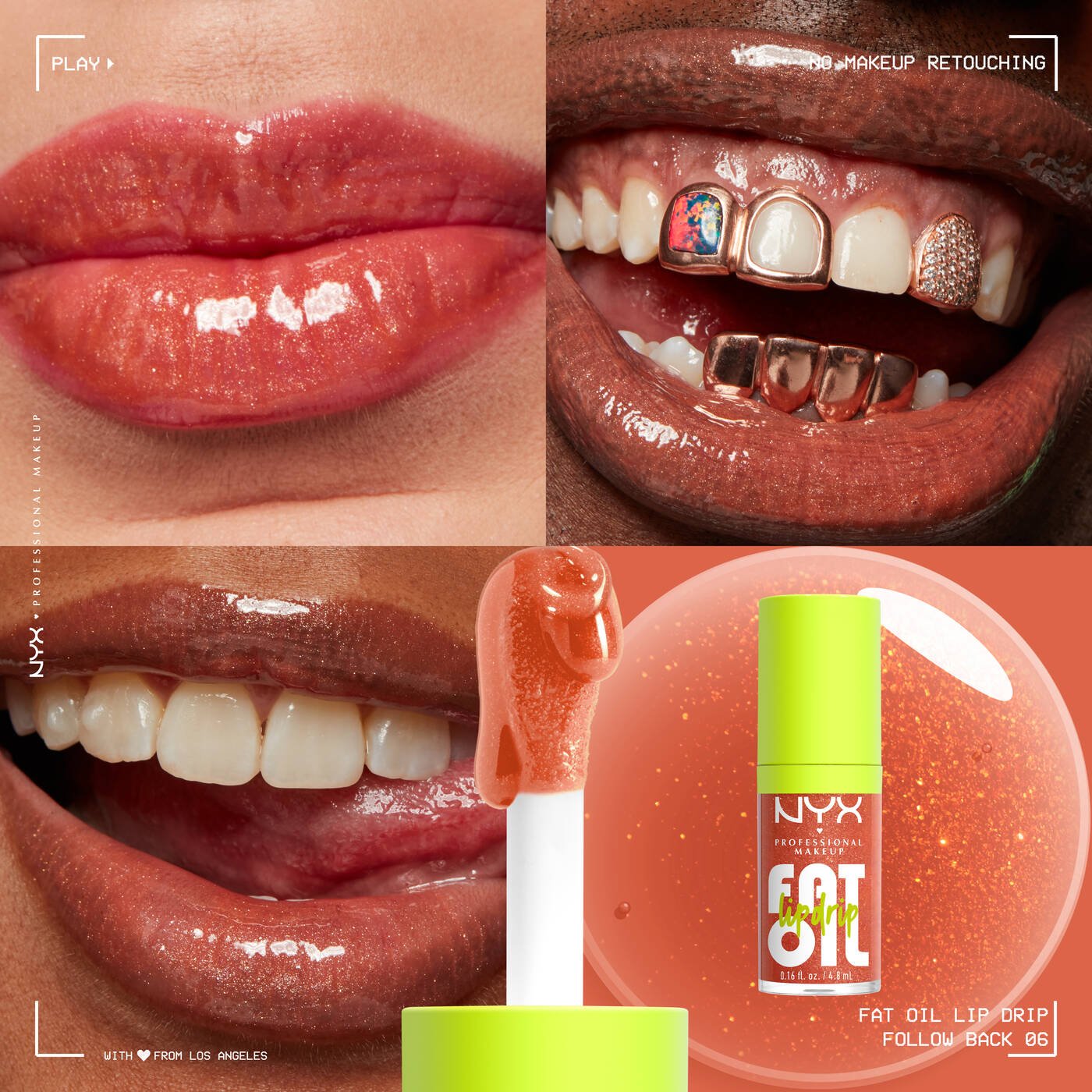 NYX Fat Oil Lip Drip Vegan Lip Oil (Follow Back)