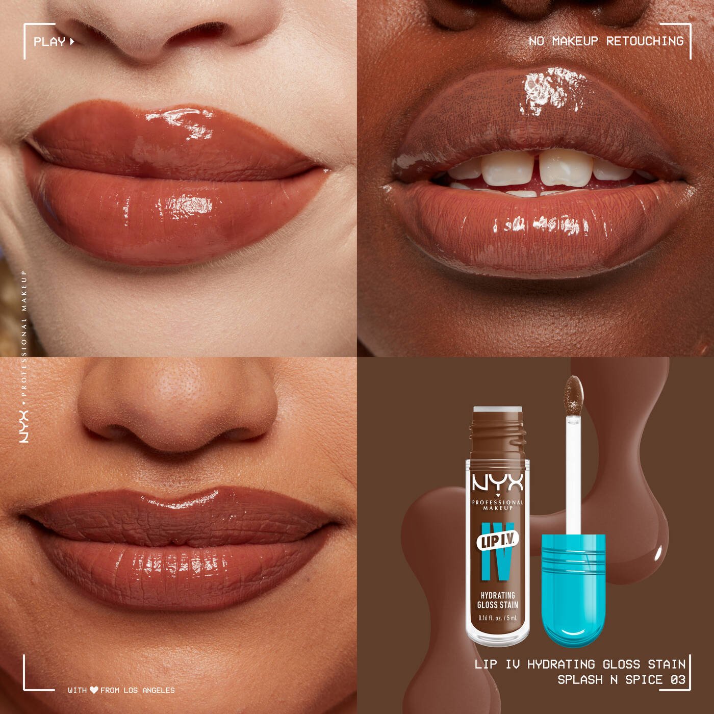 Nyx Lip Hydrating Lip Gloss
Stain (Splash N Spice)