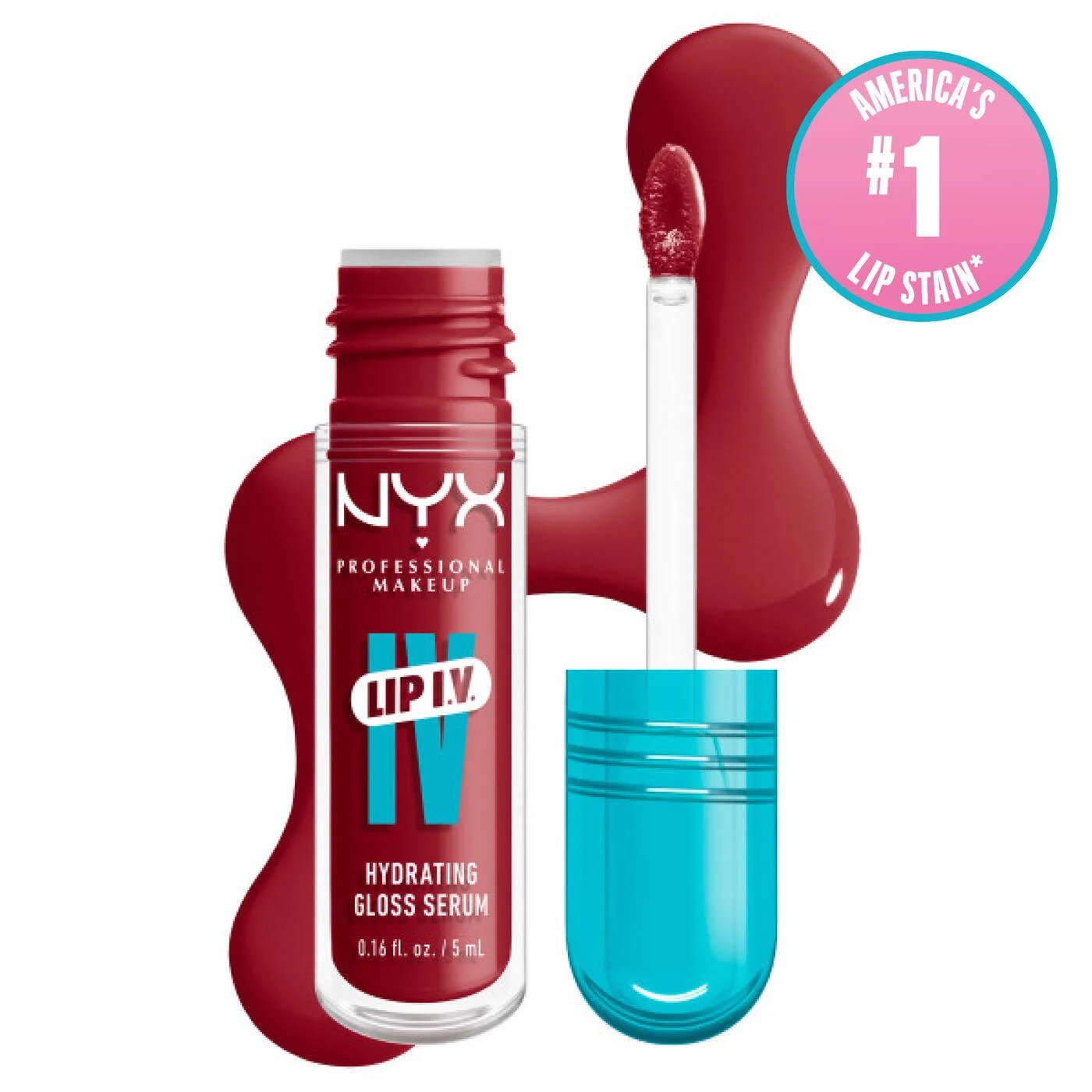 Nyx Lip Hydrating Lip Gloss Stain (Berry Thirsty)