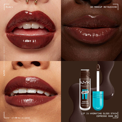 Nyx Lip Hydrating Lip Gloss Stain (Espresso Soak)