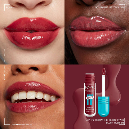 Nyx Lip Hydrating Lip Gloss Stain (Blush Rush)