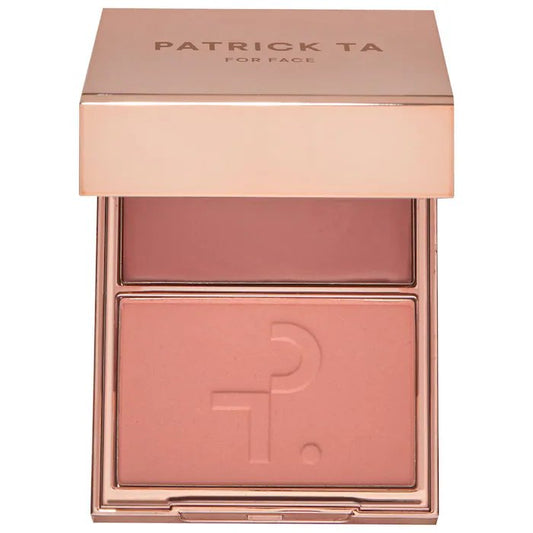 PATRICK TA Major Headlines Double-Take Crème &amp; Powder Blush Duo (Not Too Much )