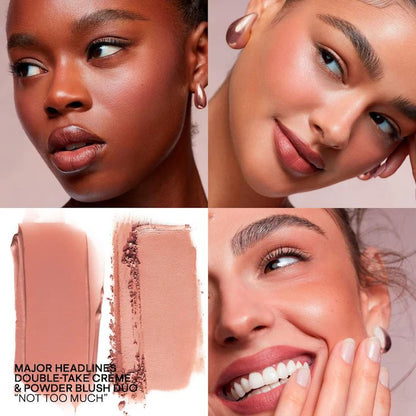 PATRICK TA Major Headlines Double-Take Crème &amp; Powder Blush Duo (Not Too Much )