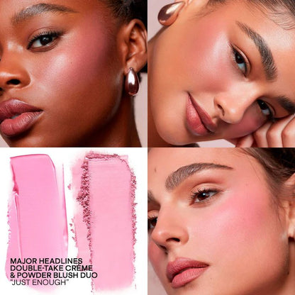 PATRICK TA Major Headlines Double-Take Crème &amp; Powder Blush Duo (Just Enough )