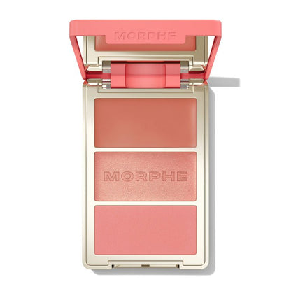 Morphe Cheek Thrills Multi-Finish Face Trio Beach Bonfire