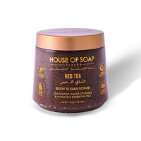 House Of Soap Red Tea Body Sugar Scrub 500g