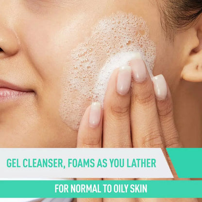 CeraVeFoaming Facial Cleanser for Balanced to Oily Skin 355 ml