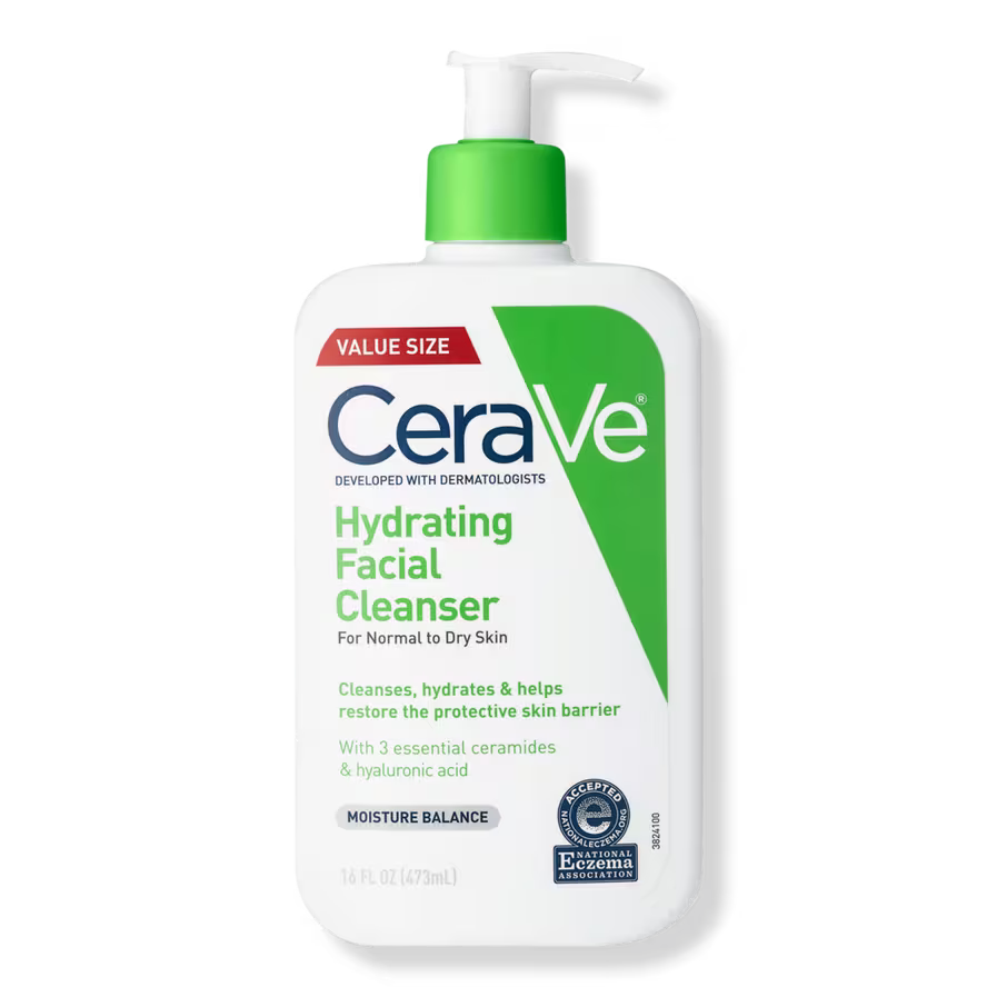 Cerave Hydrating Facial Cleanser for Balanced to Dry Skin 473 ml