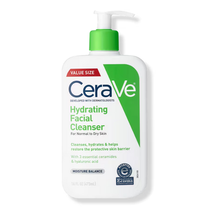Cerave Hydrating Facial Cleanser for Balanced to Dry Skin 473 ml