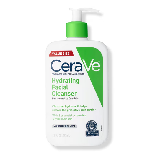 Cerave Hydrating Facial Cleanser for Balanced to Dry Skin 473 ml