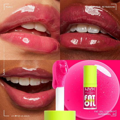 NYX Professional Makeup Fat Oil Lip Drip Vegan Lip Oil (super model)