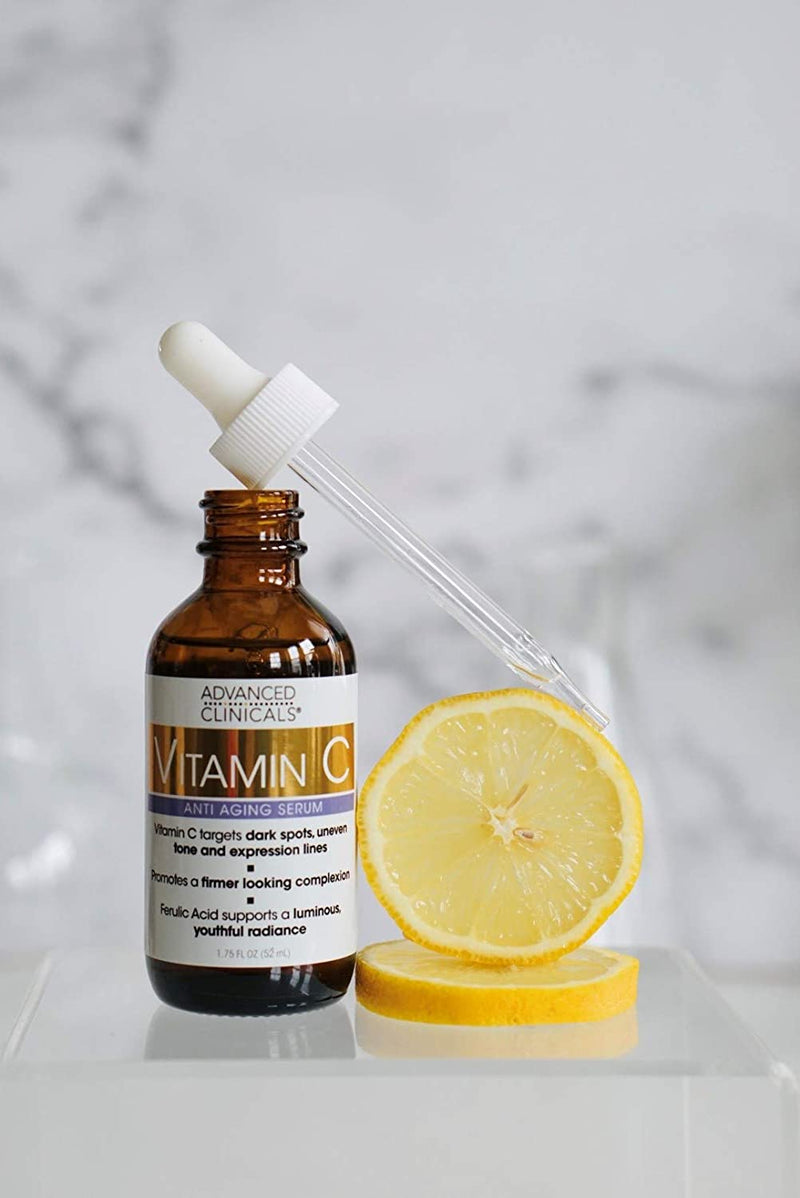 Advanced Clinicals Anti-Aging Vitamin C Face Serum - 52ml
