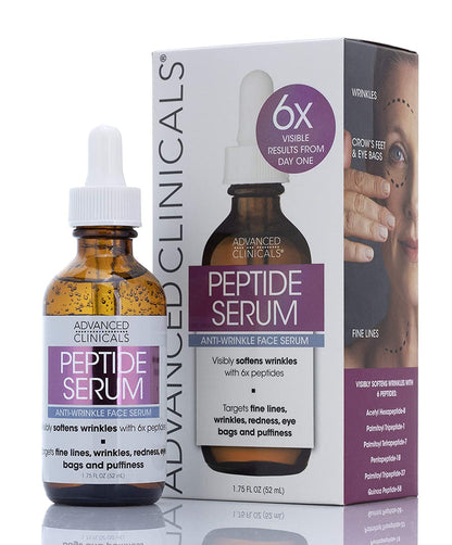 Advanced clinicals Peptide  Anti-Wrinkle Facial Serum
