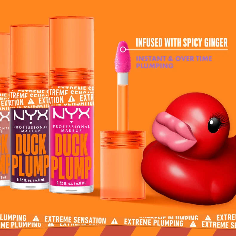 NYX DUCK PLUMP HIGH PIGMENT PLUMPING LIP GLOSS (Nudeswings)