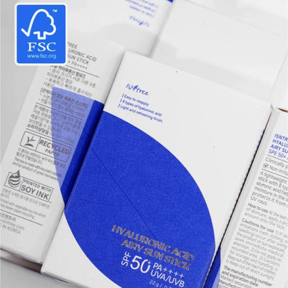 Isntree Hyaluronic Acid Airy Sun Stick SPF50+ PA++++