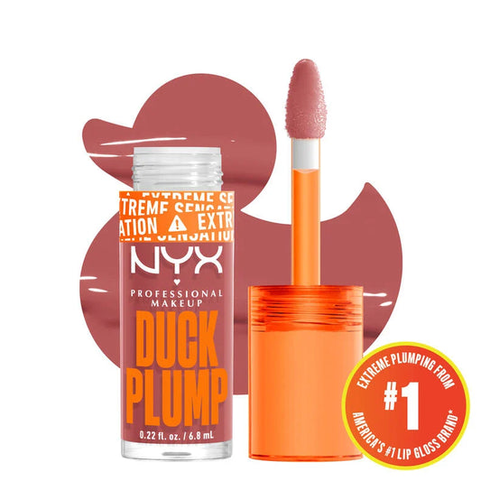 NYX DUCK PLUMP HIGH PIGMENT PLUMPING LIP GLOSS (Nudeswings)