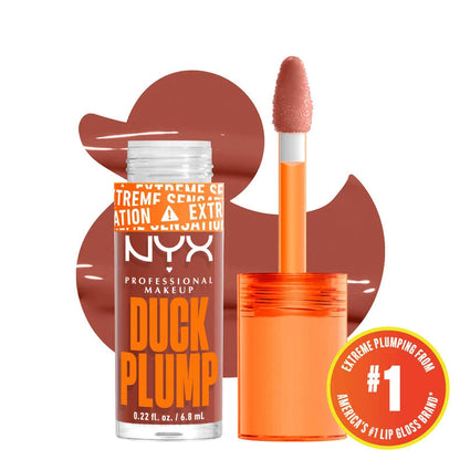 NYX DUCK PLUMP HIGH PIGMENT PLUMPING LIP GLOSS (Brown Of Applause )