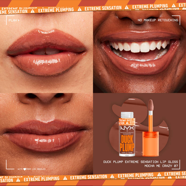 NYX DUCK PLUMP HIGH PIGMENT PLUMPING LIP GLOSS (Mocha Me Crazy)