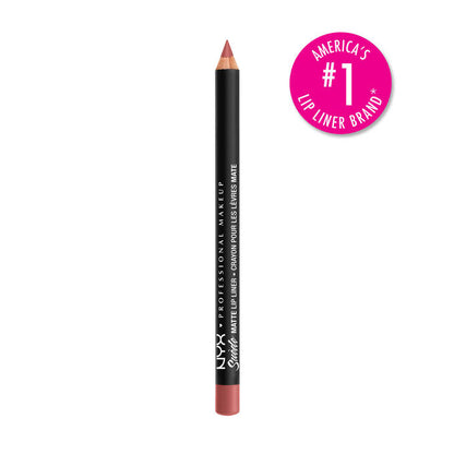 NYX Professional Makeup Suede Matte Velvet Vegan Lip Liner (Brunch me)