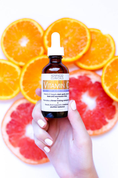 Advanced Clinicals Anti-Aging Vitamin C Face Serum - 52ml