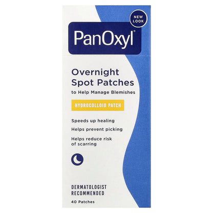 PanOxyl Overnight Spot Patches, 40 Patches