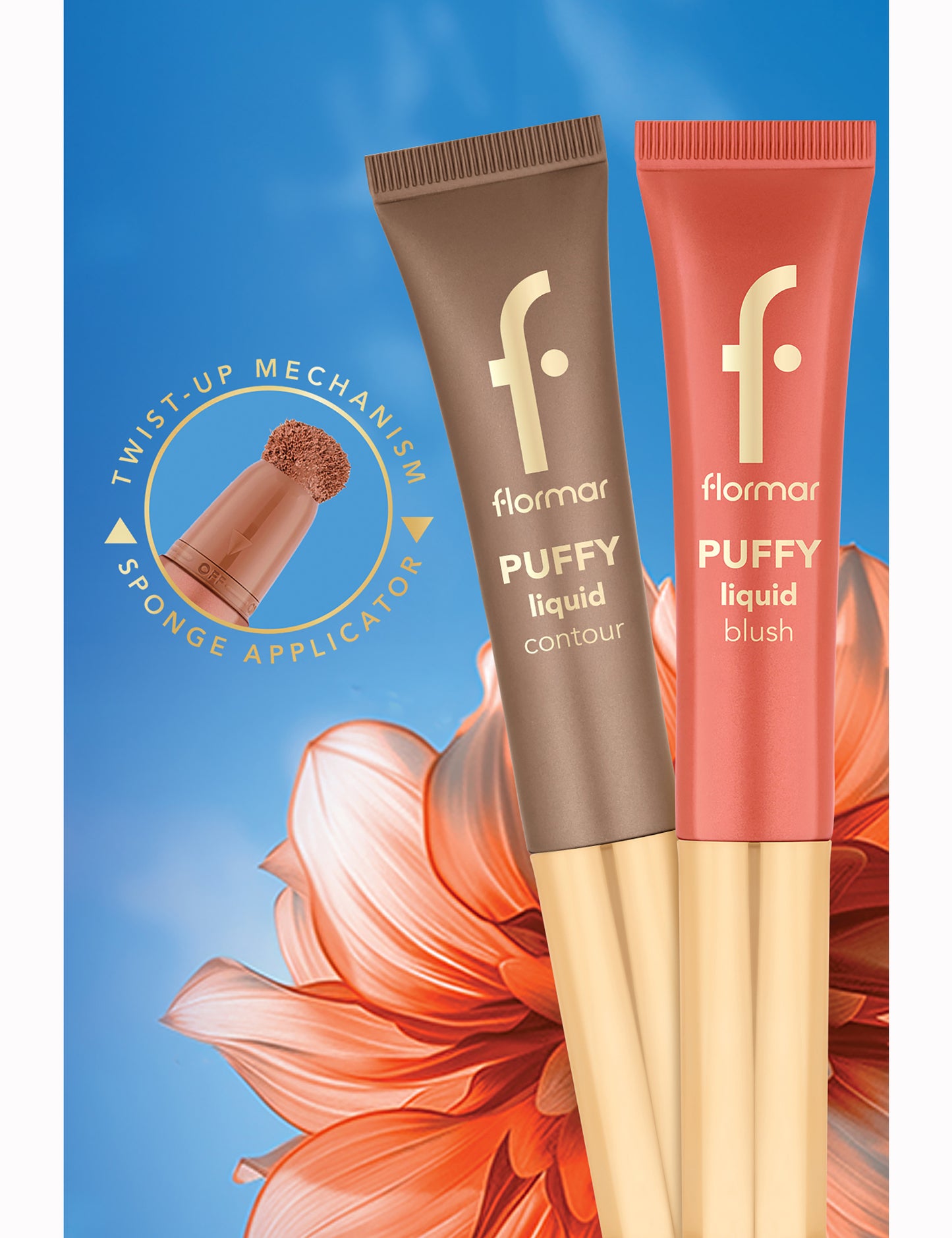 Flormar Puffy Liquid Luminous Finish Liquid Contour