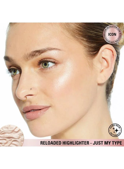 Make Up Revolution Highlighter Reloaded ( Just My Type ) 6.5g
