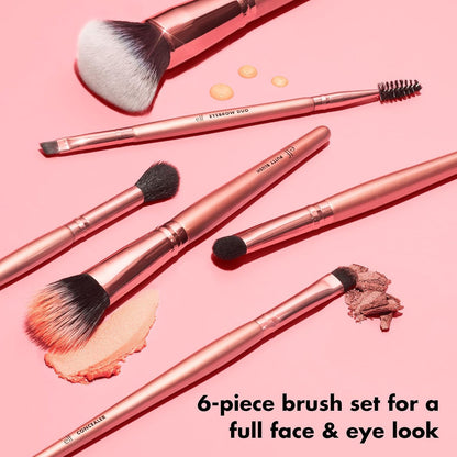 Elf Flawless Face Kit, 6-Piece Brush Collection.