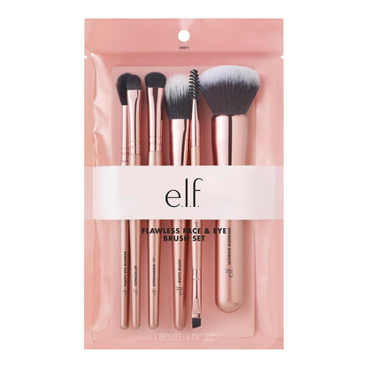 Elf Flawless Face Kit, 6-Piece Brush Collection.