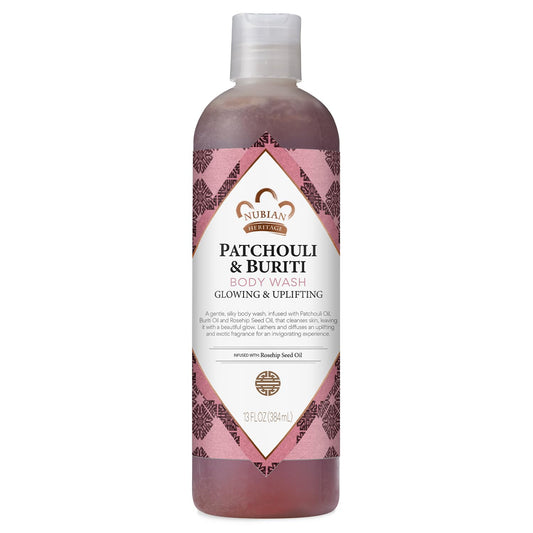 Nubian Heritage Body Wash, Patchouli & Buriti
