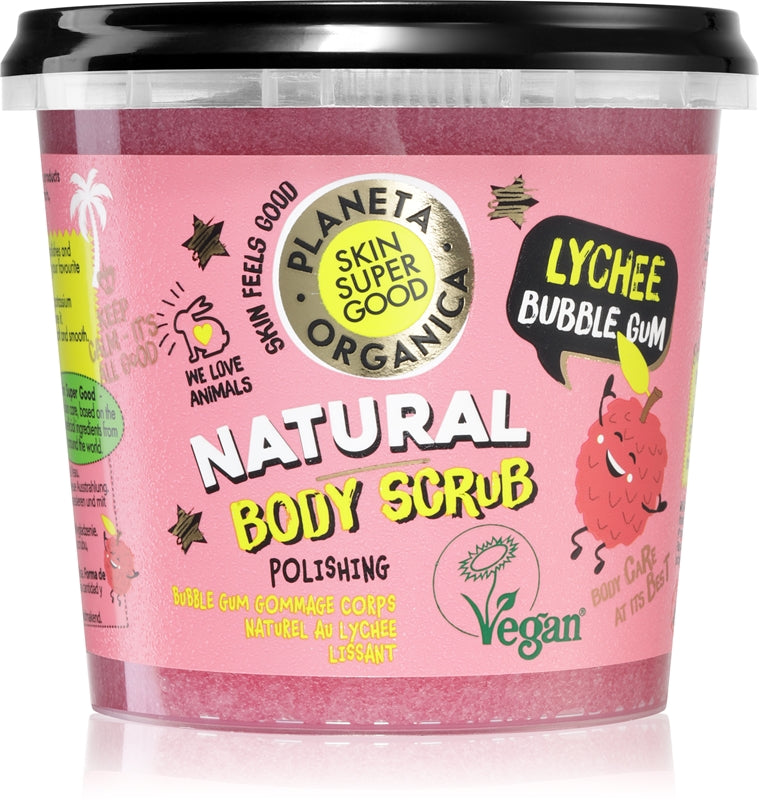 Organic Shop Lychee & Bubble Gum Body Scrub 360 ml