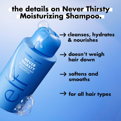 Elf Never Thirsty Moisturizing Shampoo