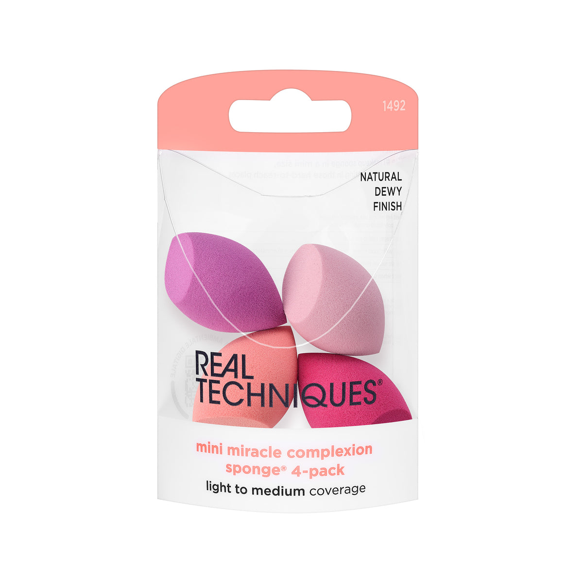 REAL TECHNIQUES Miracle Mini Complexion Sponge, 4 Count