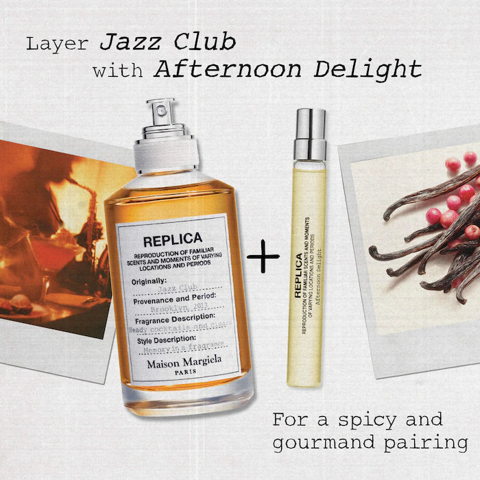 Maison Margiela 
'REPLICA' Jazz Club Eau de Toilette with Tobacco Leaf & Rum