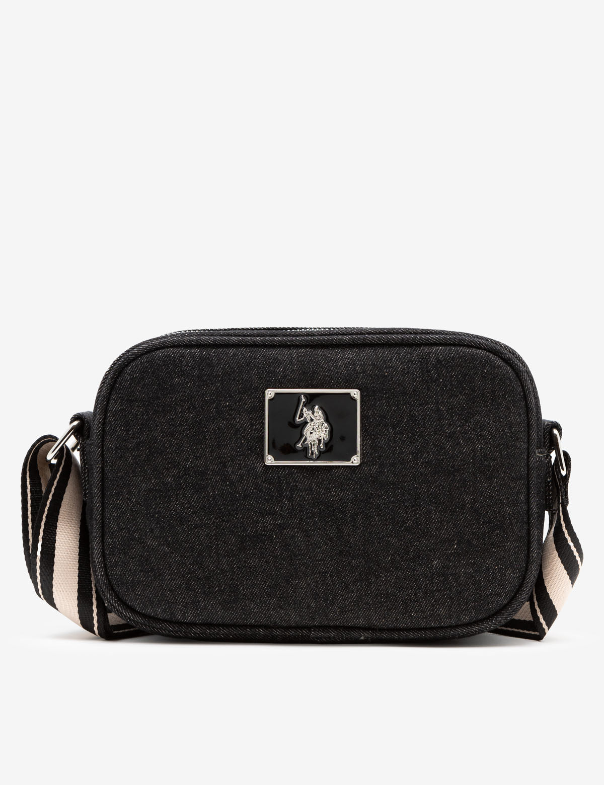 US.POLO DENIM CROSSBODY BAG Black