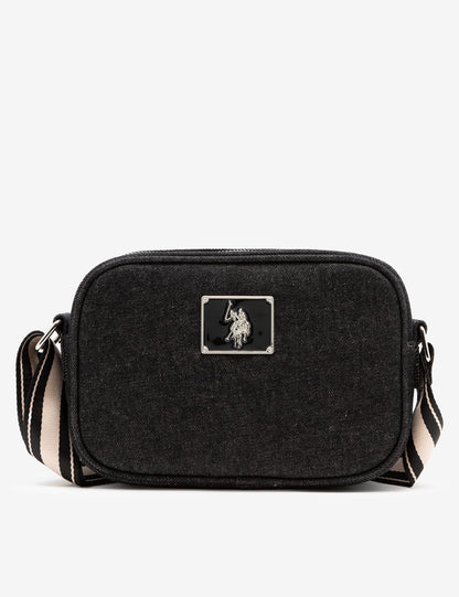 US.POLO DENIM CROSSBODY BAG Black
